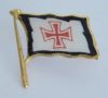 Alte Nadel Brosche Abzeichen DGzRS Fahne emailliert