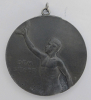 Art Deco Medaille Sport-Behörde Athletik Badische Meisterschaften 1920 Kugelst.