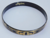 Vintage Armreif Marlene schwarz-goldfarben Ø6,8cm