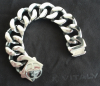 Breites Armband Vitaly Integer Edelstahl Panzerarmband 16,5cm