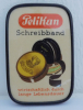 Vintage Taschenspiegel Werbung Pelikan Schreibband Spiegel 7x4,6cm