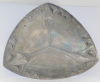 Jugendstil Visitenkarten Schale WMF 267 versilbert dreieckig geometrisch