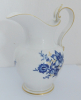 Großes Milchkännchen Sahnegießer Meissen Aquatinta Insekt Blume I. Wahl 15,5cm