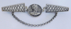 Kragenklammer Kragenclip Ludwig Bayern Silber 925 / Metall Jagd Tracht