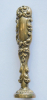 Alte Petschaft Siegel Messing Bronze ? verschnörkelt Monogramm ? wohl um 1900