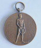 Bronze Medaille Dem Sieger Rheinlandmeister Idar-Oberstein 1952 Athlet Ø3,4cm