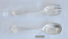 2 tlg. Salatbesteck Wilkens Chippendale versilbert 150 - 18,5cm