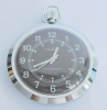 Alte Taschenuhr Ruhla Made in GDR Handaufzug silberfarben Ø4,5cm