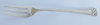 Seltene alte Fischgabel oä. Ideal Erbe Schmalkalden versilbert 18,4cm