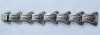 Art Deco Armband Silber 900 Handarbeit Hammerschlag 18,2cm breit2,3cm 36,2g