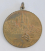 Alte Bronze Medaille Limburger Regatta 1924 Andenken Rückert Mainz Ø4cm