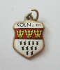 Köln Wappen Anhänger für Bettelarmband Silber 800 Andenken
