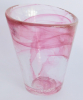 Becher Glas Kosta Boda Mine pink Design Ulrica Hydman-Vallien 11,2cm #b