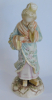Seltene alte Porzellanfigur japanische Geisha Ernst Bohne Söhne Rudolstadt 19cm