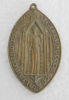 Alte Bronze Medaille Meschede 1959 Sigillum ecce sce Walburg 7,4x4,3cm