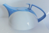 Tekanne Rosenthal TAC Gropius Mc Millen Bauhaus Hommage II Bayer weiß-blau
