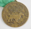 Alte Bronze Medaille Plakette Jagdspaniel Klub Landesgruppe Bayern Ø6cm
