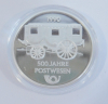 Medaille DDR versilbert Ø3,5cm 500 Jahre Deutsches Postwesen 1990