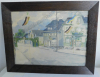 Aquarell Sängerfest Marienberg 1929 sign. Jos. Büchel Köln Erzgebirge ?