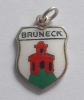 Bruneck Wappen Anhänger für Bettelarmband Silber 800 Andenken